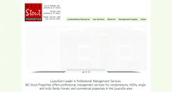 Desktop Screenshot of billstoutproperties.com